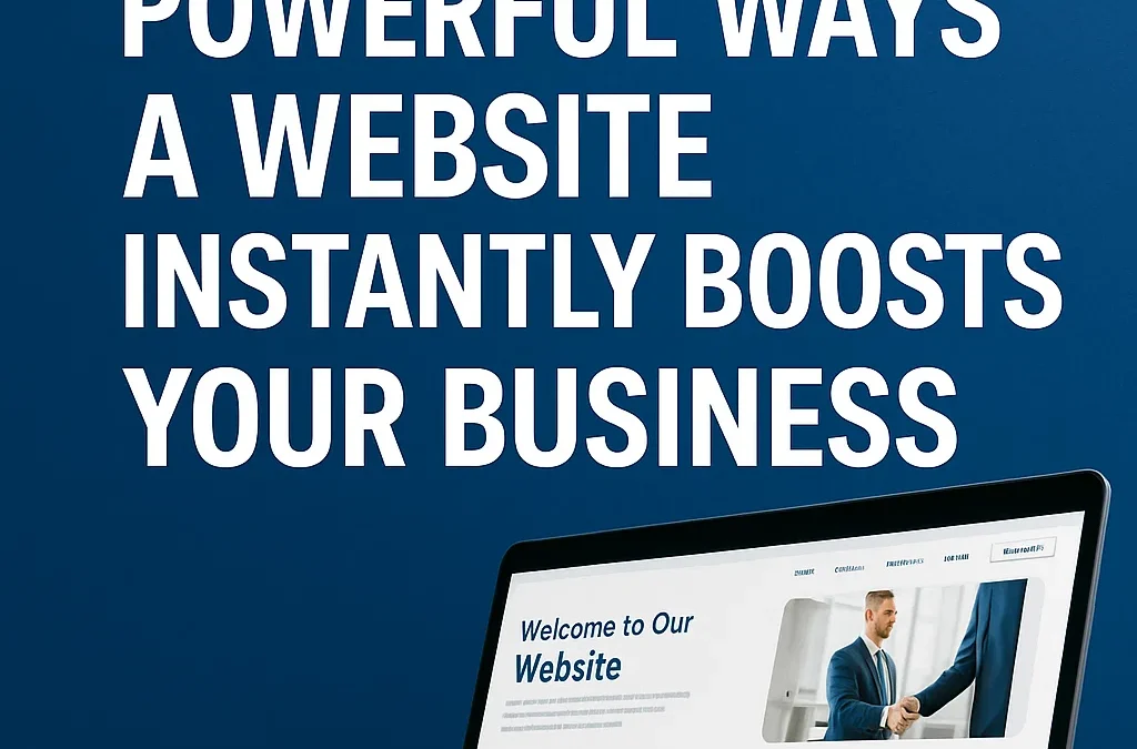 5 Powerful Ways a Website Instantly Boosts Your Business